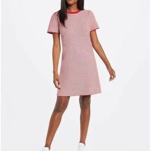 Draper James Womens Dress Size S Textured Shift Sweater in‎ Lipstick Red Knit